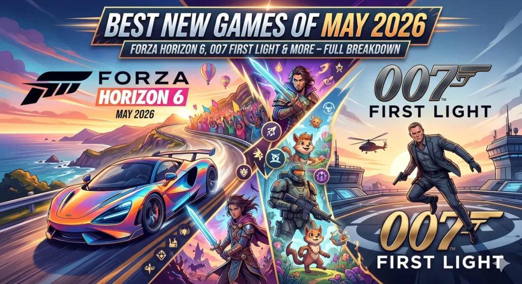 Best New Games of May 2026: Forza Horizon 6, 007 First Light & More – Full Breakdown