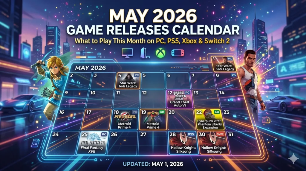 May 2026 Game Releases